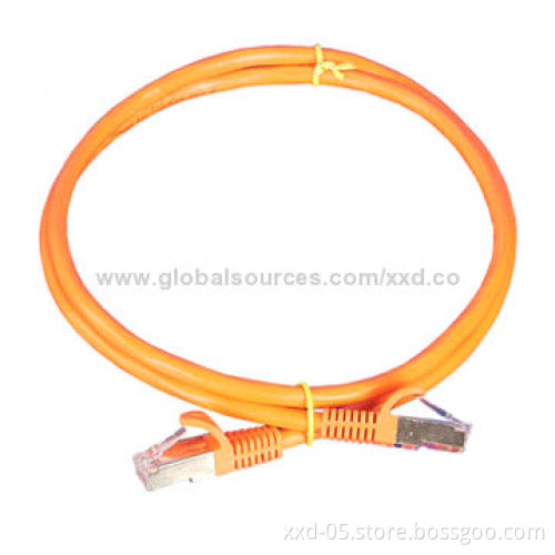 High-speed Cat5e FTP 24# CU Cable with 30AWG Wire Gauge, HDPE Insulation